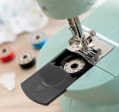 InnovaGoods Mini prenosni šivalni stroj z LED lučko, rezalnikom niti in pripomočki Sewny