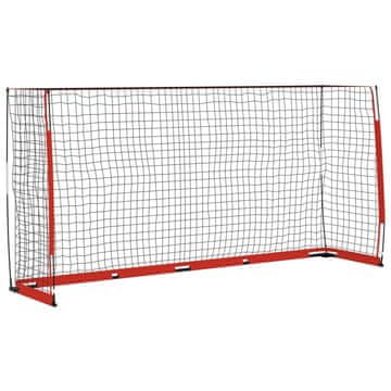 Vidaxl Nogometni gol 366,5x91x183 cm jeklo