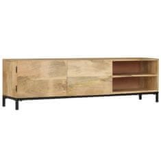 Vidaxl TV omarica iz trdnega mangovega lesa 145x30x41 cm