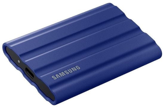 Samsung T7 Shield SSD disk, 1 TB, moder (MU-PE1T0R/EU)