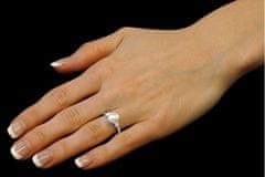 Silvego Maya srebrni prstan s pravim naravnim biserom LPS1496RW (Obseg 63 mm)