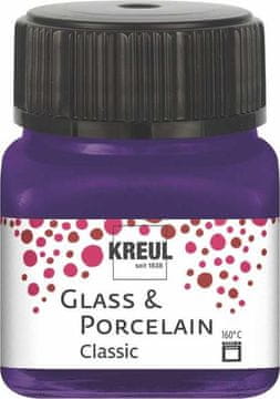 Rayher.	 Barva za porcelan in steklo, 20ml, vijolična, pokrivna