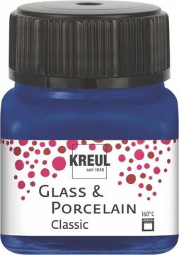 Rayher.	 Barva za porcelan in steklo, 20ml, kraljevo modra, pokrivna