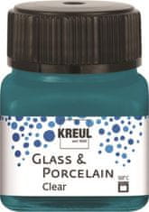 Rayher.	 Barva za porcelan in steklo, 20ml, turkizna, prosojna