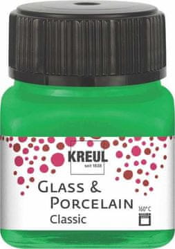 Rayher.	 Barva za porcelan in steklo, 20ml, zelena, pokrivna