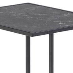 Design Scandinavia Kavna mizica Infinity, 63 cm, črna