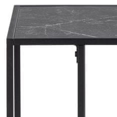 Design Scandinavia Kavna mizica Infinity, 63 cm, črna