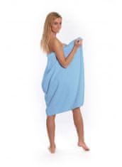 Interkontakt Ženska brisača za savno Svetlo modra