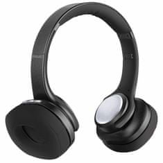 Evolveo SupremeSound 8EQ, Bluetooth slušalke z zvočnikom in izenačevalnikom 2v1, črne barve