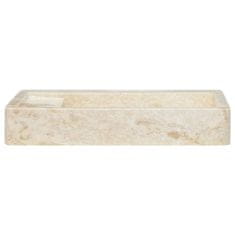 Vidaxl Umivalnik krem 58x39x10 cm marmor
