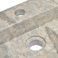 Vidaxl Umivalnik siv 58x39x10 cm marmor