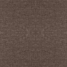 Greatstore 2-sedežni kavč z držalom za skodelico, taupe, tkanina