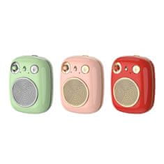 slomart remax haley series brezžični bluetooth zvočnik 5.1 200mah rdeč (rb-m58)