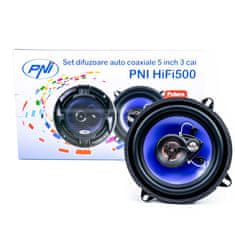 PNI HiFi500 avtozvočniki, 100W, 12.7 cm, 3 sistemski, 2 kosa