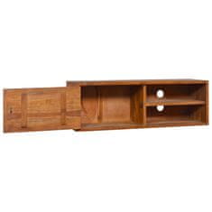Vidaxl Stenska TV omarica 180x30x30 cm trdna tikovina