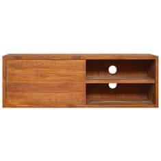 Vidaxl Stenska TV omarica 180x30x30 cm trdna tikovina