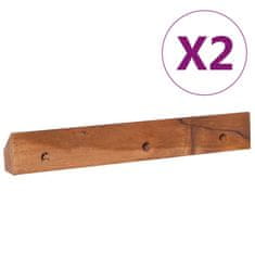 Vidaxl Stenska TV omarica 180x30x30 cm trdna tikovina