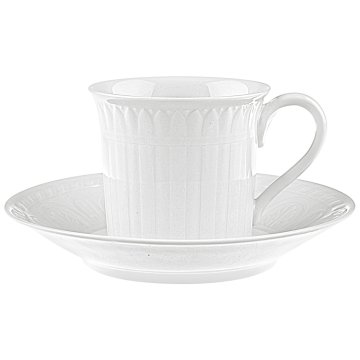 Villeroy & Boch Skodelica za kavo ali čaj s krožničkom iz kolekcije CELLINI