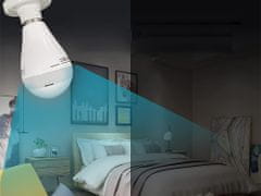 Blow H-822 IP kamera + LED žarnica, 2v1, WiFi, Full HD 2MP, 360° kot snemanja, IR nočno snemanje, senzor gibanja, aplikacija