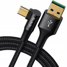 Mcdodo Mcdodo telefonski kabel, USB - USB tip C, 1,8 m črn CA-1221