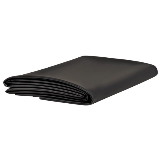 Vidaxl Podloga za ribnik črna 1x6 m PVC 0,5 mm