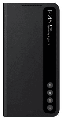 Samsung Clear View preklopni ovitek za Samsung Galaxy S21 FE, temno siv
