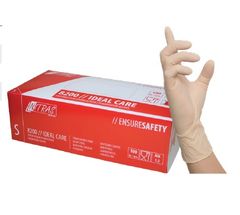 Nitras Zaščitne rokavice latex brez pudra, 100 kom, velikost L