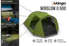 Vango šotor Winslow II 500, zelen
