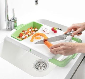 InnovaGoods Raztegljiva rezalna deska 3 v 1