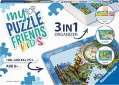 Ravensburger My Puzzle Friends Kids komplet sestavljank 3 v 1 modre barve