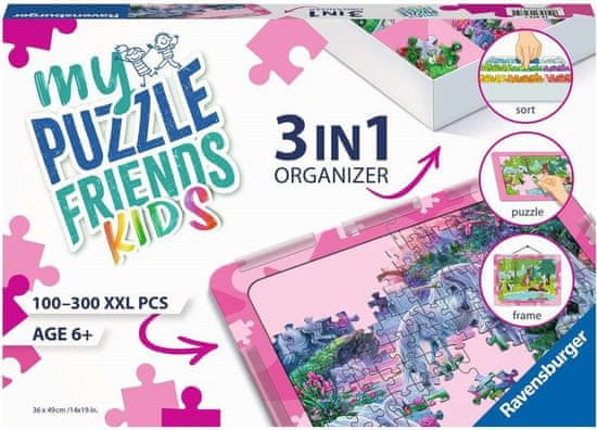 Ravensburger My Puzzle Friends Kids komplet sestavljank 3 v 1 roza
