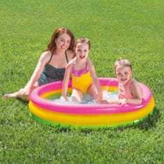 Vidaxl Intex Otroški napihljiv bazen Sunset, 3 obroče, 114x25 cm