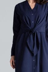 Lenitif Ženska mini obleka Odo L031 tmavo modrá XL