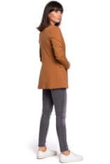 BeWear Ženska dolga jakna Wendelin B102 rjava XL