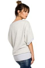 BeWear Ženska bluza Lara B048 siva L/XL