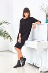 BeWear Ženska midi obleka Czesl B083 črna S