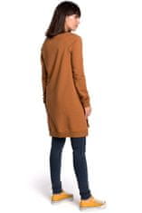 BeWear Ženska majica s kapuco brez kapuce Frydrych B101 rjava XL