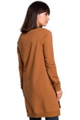 BeWear Ženska majica s kapuco brez kapuce Frydrych B101 rjava XL