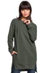 BeWear Ženska majica s kapuco brez kapuce Frydrych B101 zelena M