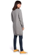 BeWear Ženska majica s kapuco brez kapuce Frydrych B101 siva XL