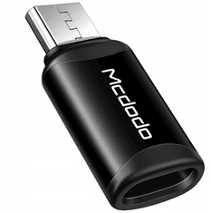 Mcdodo Mcdodo Lightning - Micro USB adapter črn OT-7710