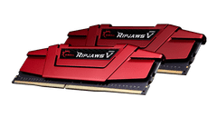 G.Skill Ripjaws V pomnilnik (RAM), DDR4, 16 GB (2x8GB), 3600 MHz, CL19, 1,35 V, XMP 2.0 (F4-3600C19D-16GVRB)