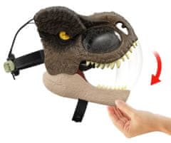 Mattel Jurski svet T-rex maska za obraz z zvoki GWD71