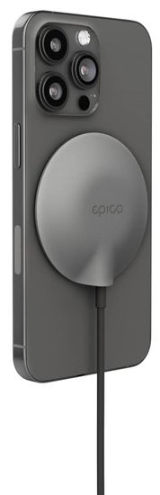 EPICO polnilec, brezžičen, aluminijast, s podporo za namestitev MagSafe (9915111900060)