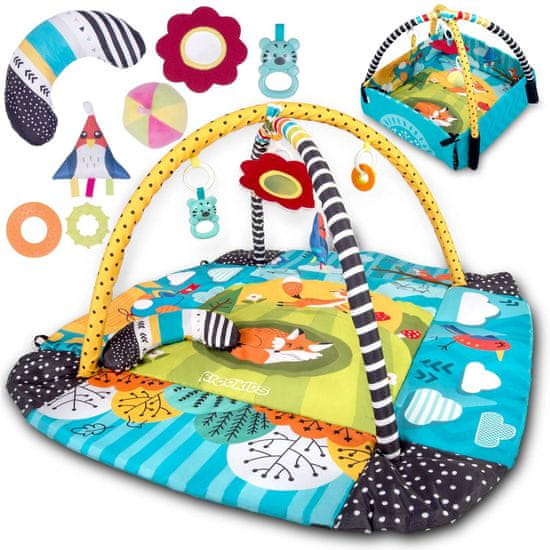 Ricokids interaktivna izobraževalna podloga 110 x 100 cm lisica