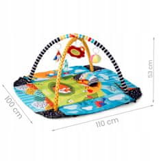 Ricokids interaktivna izobraževalna podloga 110 x 100 cm lisica