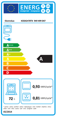 Electrolux KODGH70TX vgradna pečica