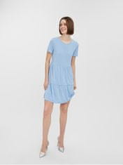 Vero Moda Ženska obleka VMFILLI Regular Fit 10248703 Blue Bell (Velikost M)