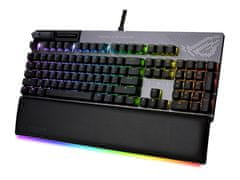 ASUS ROG Strix Flare II Animate tipkovnica, ROG NX Red, PBT, RGB, USB, UK SLO g.