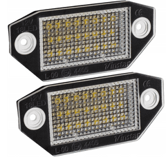 CO2 Komplet 2 LED registrskih tablic, AutoTune, za Ford Mondeo Mk3 III